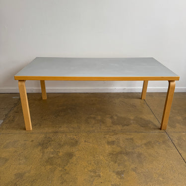 Artek! Alvar Aalto 72' Grey Laminate Dining Table