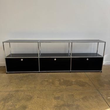 USM Haller 3X2 Media Console  - Graphite Black