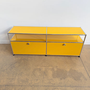 USM Haller 2X2 Media Console 22' - Golden Yellow