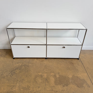 USM Haller 2X2 Media Console - Pure White