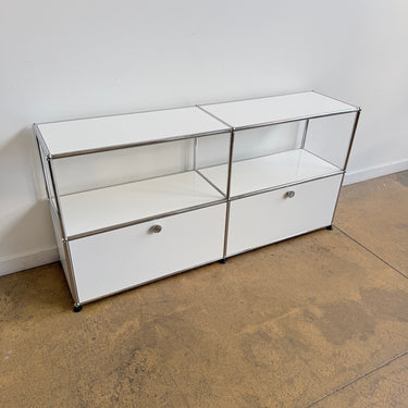 USM Haller 2X2 Media Console - Pure White