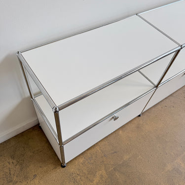 USM Haller 2X2 Media Console - Pure White