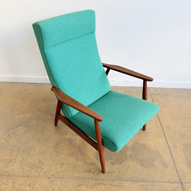 Danish Teak Lounge Chair by Fritz Hansen (Restored)