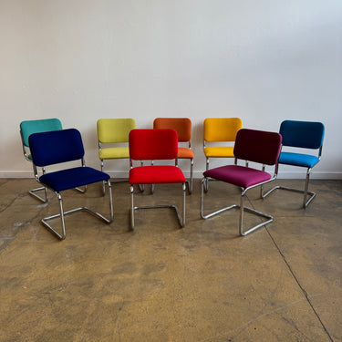 Brand New! Knoll Cesca 8 Dining Chairs by Mercel Breuer