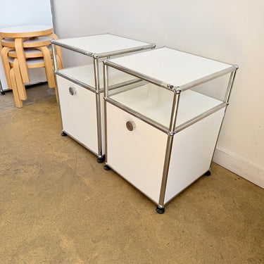 USM Haller Nightstand 14'' - Pure White (Price Per)