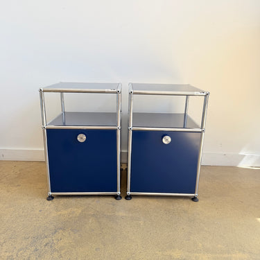 USM Haller Nightstand 14'' - Steel Blue (Price Per)