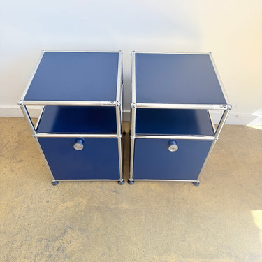 USM Haller Nightstand 14'' - Steel Blue (Price Per)