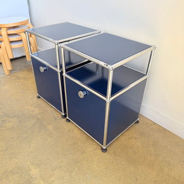 USM Haller Nightstand 14'' - Steel Blue (Price Per)