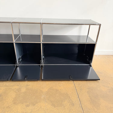 USM Haller 3X2 - 75' Media Console - Graphite Black