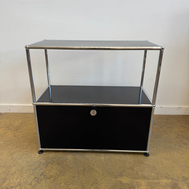 USM Haller Half Size Credenza (Graphite Black)