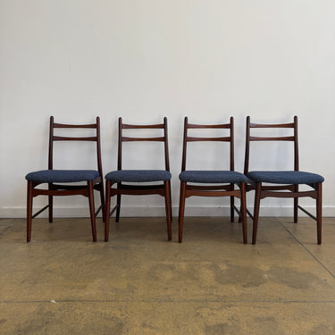 Vintage Mid-Century Teak Dining Chairs by Georg Leowald for Wilkhahn (Fully Restored)