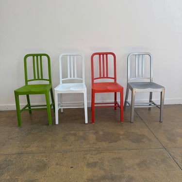 Emeco Navy 4 Color Dining chairs