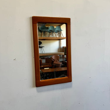 Danish Modern Pedersen and Hansen Mid Century Danish Teak Mirror