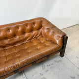 Vintage Mid Century Modern Percival Laffer style loveseat Sofa