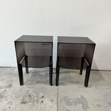Authentic Pair of Kartell Small Ghost Buster Side Table by Philippe Starck