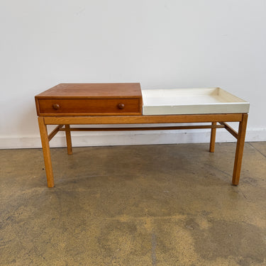 Swedish Engström & Myrstrand "Casino" Teak Entryway Table for Tingström's Bra Bohag