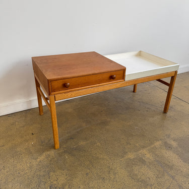 Swedish Engström & Myrstrand "Casino" Teak Entryway Table for Tingström's Bra Bohag