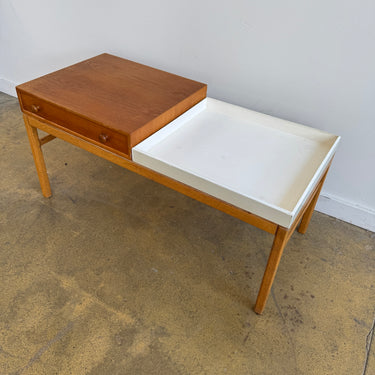 Swedish Engström & Myrstrand "Casino" Teak Entryway Table for Tingström's Bra Bohag