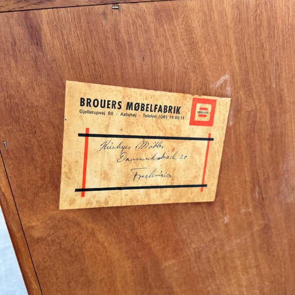 Danish Modern Teak 10 Drawer dressers by Brouer Møbelfabrik, 1960s