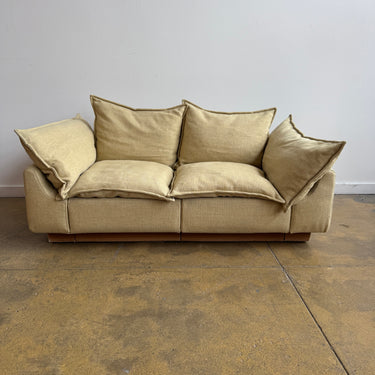 Vintage Italian Cado Loveseat Sofa by Gunnar Gravesen & David Lewis for ICF De Padova, 1970s