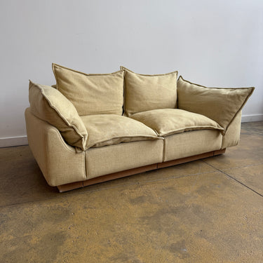 Vintage Italian Cado Loveseat Sofa by Gunnar Gravesen & David Lewis for ICF De Padova, 1970s