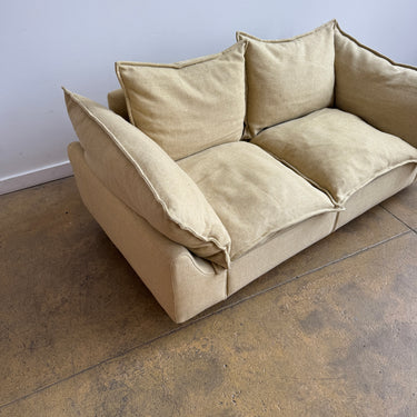 Vintage Italian Cado Loveseat Sofa by Gunnar Gravesen & David Lewis for ICF De Padova, 1970s