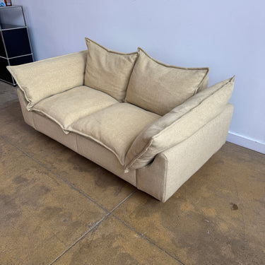 Vintage Italian Cado Loveseat Sofa by Gunnar Gravesen & David Lewis for ICF De Padova, 1970s