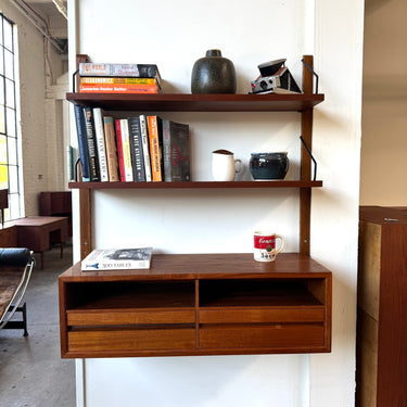Danish Modern Teak Royal System Wall Unit by Poul Cadovius