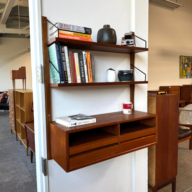 Danish Modern Teak Royal System Wall Unit by Poul Cadovius