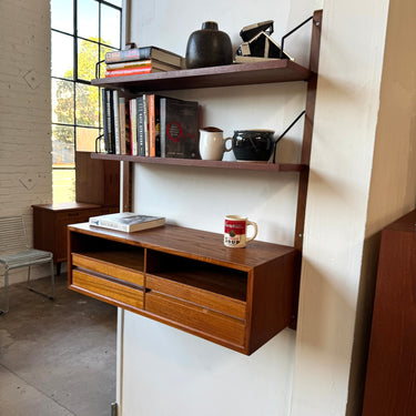 Danish Modern Teak Royal System Wall Unit by Poul Cadovius