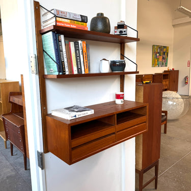 Danish Modern Teak Royal System Wall Unit by Poul Cadovius
