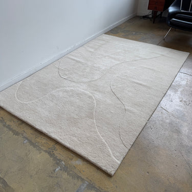 Design Within Reach Onda Handtufted 6X9 Wool Rug (New Condition)