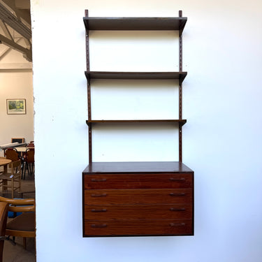 Danish Modern Kai Kristiansen FM Single Bay Wall Unit in Rosewood