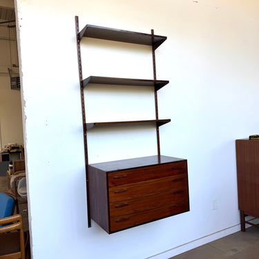 Danish Modern Kai Kristiansen FM Single Bay Wall Unit in Rosewood