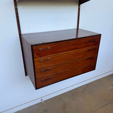 Danish Modern Kai Kristiansen FM Single Bay Wall Unit in Rosewood