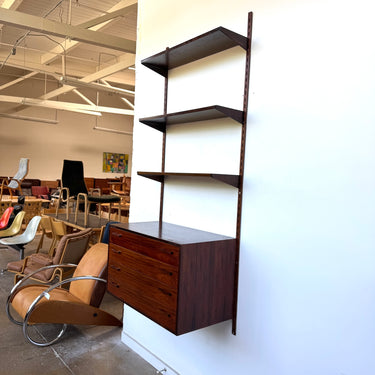 Danish Modern Kai Kristiansen FM Single Bay Wall Unit in Rosewood