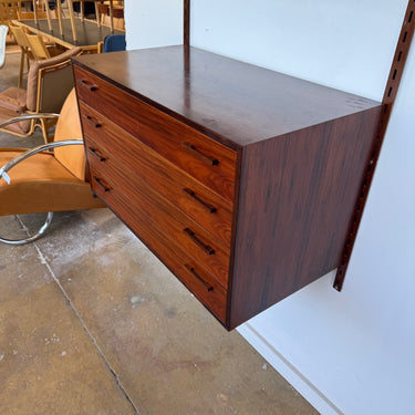 Danish Modern Kai Kristiansen FM Single Bay Wall Unit in Rosewood