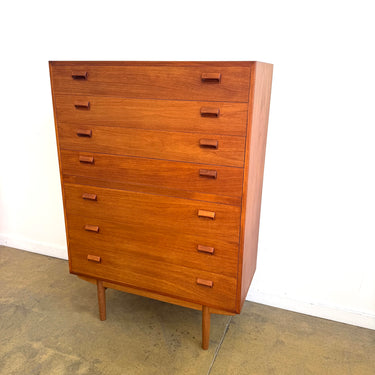 Danish Modern Borge Mogensen High Teakwood 7- Drawer Dresser  (Refinished)