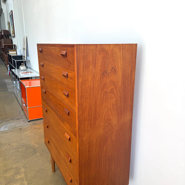 Danish Modern Borge Mogensen High Teakwood 7- Drawer Dresser  (Refinished)