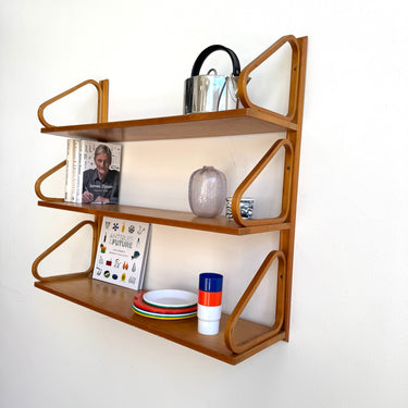 Rare! Vintage Artek Alvar Aalto "Model 112" 3 Wall shelf
