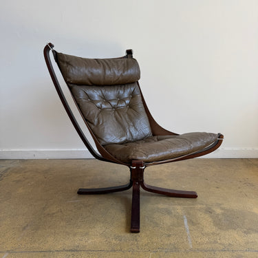 Vintage Sigurd Ressell Falcon High Back Lounge Chair
