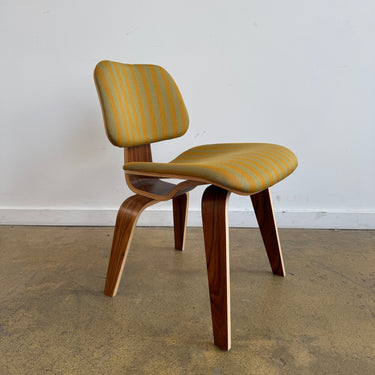 Herman Miller Eames Molded Plywood Palisander Wood Base with Alexander Girard Fabric (New Condition)