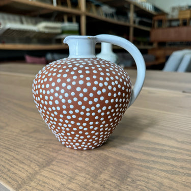 Danish Zeuthen Keramik Denmark Redware Pottery Pitcher