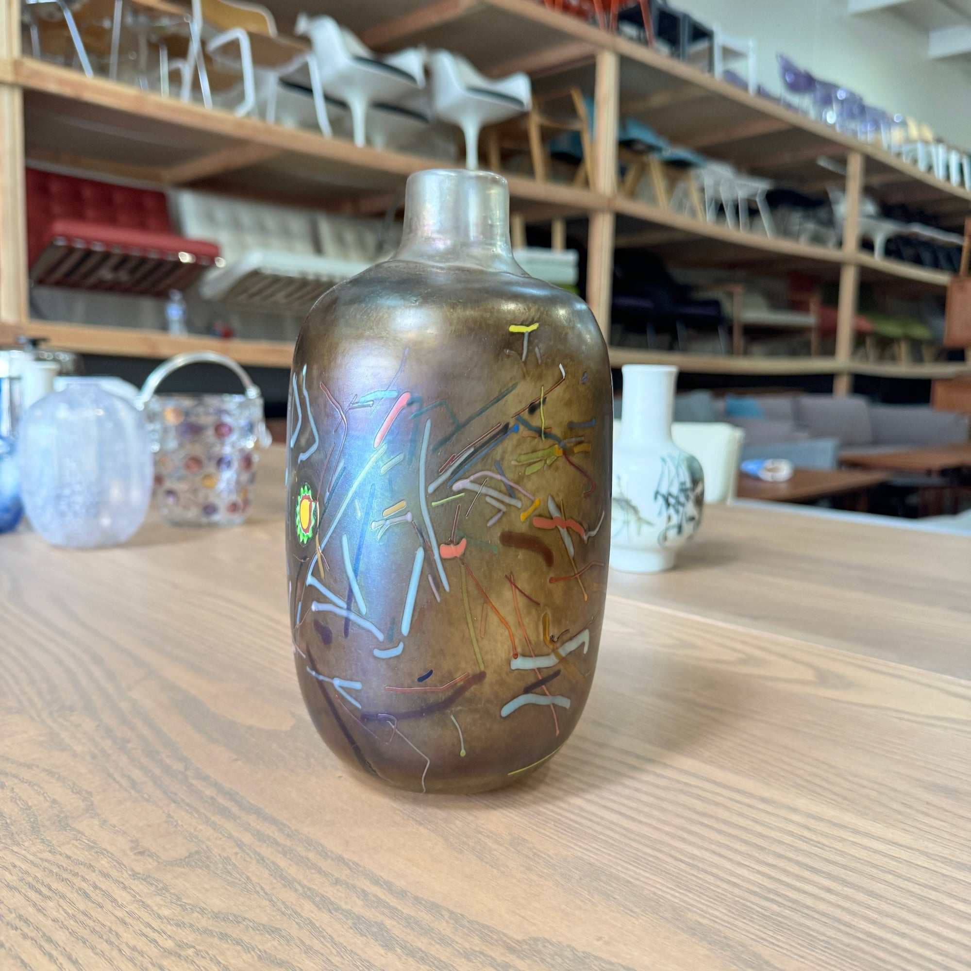 Danish Ceramic Kosta Boda “Tornado” from Bertil Vallien Artist Collection