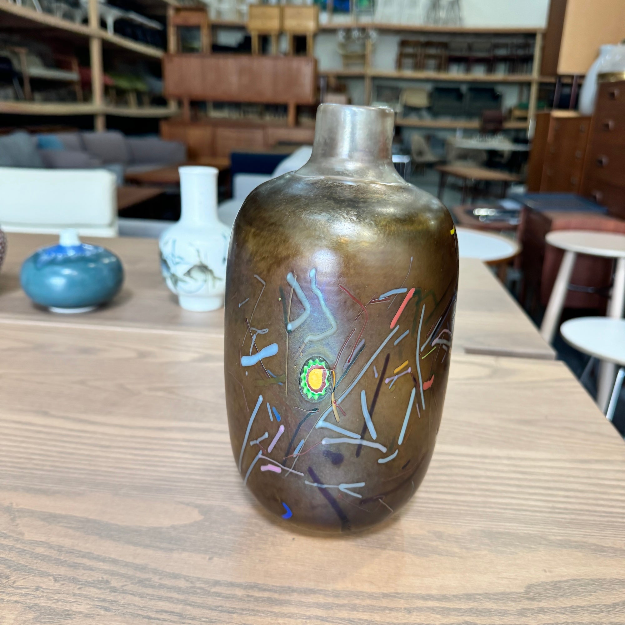 Danish Ceramic Kosta Boda “Tornado” from Bertil Vallien Artist Collection