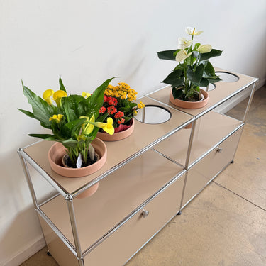 USM Haller 2X2 Planter - Beige