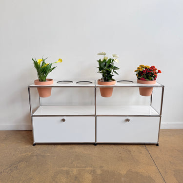 USM Haller 2X2 Planter - Pure White