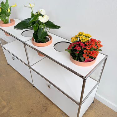 USM Haller 2X2 Planter - Pure White