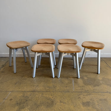 Emeco X Nendo Su Cork and Aluminum Dining Chairs - Set of 6
