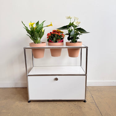 USM Haller 1X2 Planter - Pure White